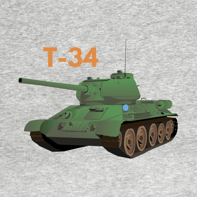 Soviet T-34 Tank by NorseTech